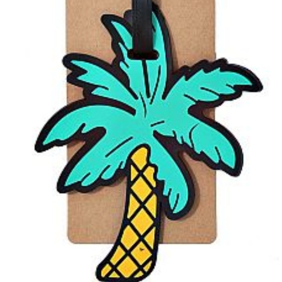 Boutique Accessories - PALM TREE luggage baggage tag id backpack accessory